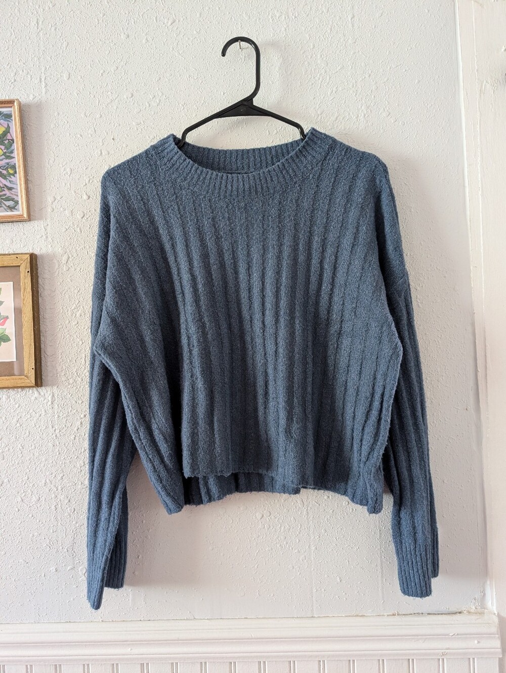 American Eagle Crewneck Sweater - Slate Blue